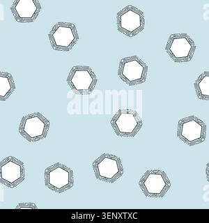 seamless pattern semiconductor microchip frame cartoon. processor siltransistor, circuitry nanotechnology, fabrication lithography semiconductor micro Stock Vector