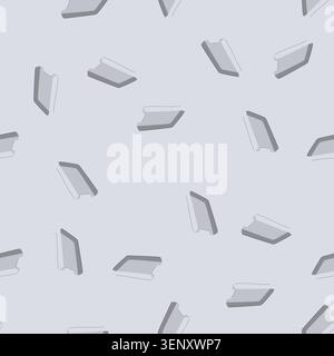 pattern hand desk tray cartoon. organizer full, messy storage, stationery wood hand desk tray sign. seamless vector illustration Stock Vector