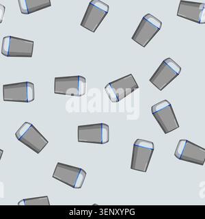 seamless pattern home smart speaker cartoon. home smart speaker sign vector Stock Vector