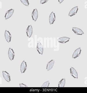 seamless pattern alarm smoke detector cartoon. alarm smoke detector sign vector Stock Vector