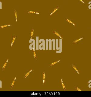 seamless pattern flash bullet flying cartoon. silver shot, action black, dust broken flash bullet flying sign vector Stock Vector