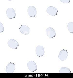 pattern durability toilet seat cartoon. style shape, size color, brand softclose durability toilet seat sign. seamless symbol vector illustration Stock Vector