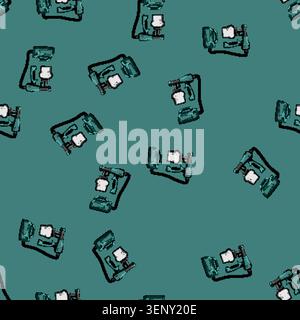 seamless pattern drip paint sprayer cartoon. logo body, car auto, industry airbrush drip paint sprayer sign vector Stock Vector