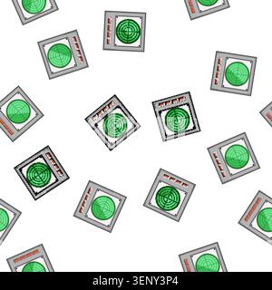 pattern dipping retro control panel cartoon. bowl ceramic, porcelain glass, steel plastic dipping retro control panel sign vector Stock Vector