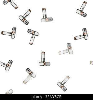pattern pictogram garment steamer cartoon. cleaning vertical, washer portable, woman laundromat pictogram garment steamer sign vector Stock Vector