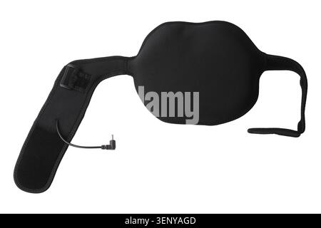 Heating pad for neck isolated on white background Stock Photo