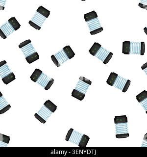 pattern electric lantern camp lamp cartoon. electric lantern camp lamp sign vector Stock Vector