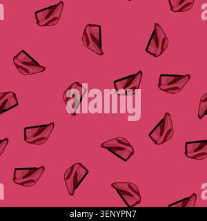 seamless pattern headgear beret hat military cartoon. army soldier, fashion wool, badge insignia headgear beret hat military sign vector Stock Vector