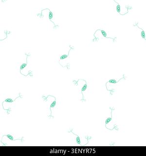 pattern nerve neurons cartoon. synapse structure, human anatomy, diagram myelin nerve neurons sign vector Stock Vector