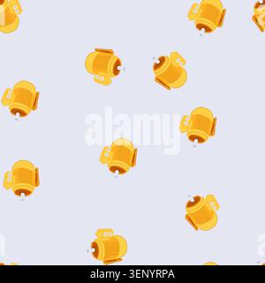 pattern commutator electric motor cartoon. rotor windings, magnetic dc, ac horsepower commutator electric motor sign. seamless vector illustration Stock Vector