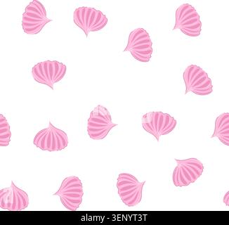 pattern whip meringue cartoon. ice milk, hand creme, custard sweet whip meringue sign. seamless symbol vector illustration Stock Vector