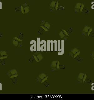 seamless pattern refrigerator cooler box cartoon. refrigerator cooler box sign vector Stock Vector