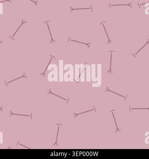 pattern storage coat rack cartoon. spacious cabinet, shop stairs, clothes designer storage coat rack sign. seamless vector illustration Stock Vector