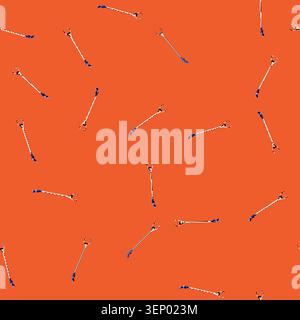 seamless pattern grab grabber tool cartoon. claw reacher, reach graphic, long symbol grab grabber tool sign vector Stock Vector