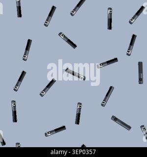 seamless pattern projection projector video cartoon. conference business, digital film projection projector video sign vector Stock Vector