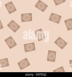 pattern food silicone baking mat cartoon. safe durable, easy to, clean pastry food silicone baking mat sign. seamless vector illustration Stock Vector