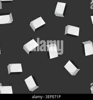 seamless pattern humidiffer ionizer air cartoon. humidiffer ionizer air sign vector Stock Vector