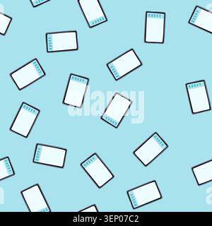 pattern screen interactive smartboard cartoon. school classroom, digital class, projector display screen interactive smartboard sign. seamless vector Stock Vector