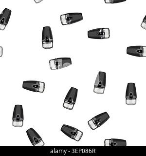 pattern mill coffee grinder electric cartoon. mill coffee grinder electric sign vector Stock Vector