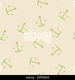 pattern coat rain jacket cartoon. coat weather, umbrella yellow, black winter coat rain jacket sign. seamless vector illustration Stock Vector