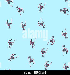 pattern child helicopter toy cartoon. plane boy, flying model, children vehicle child helicopter toy sign. seamless vector illustration Stock Vector