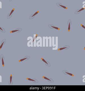 pattern stone arrowhead cartoon. tool hunting, weapon indigenous, archaeology excavation stone arrowhead sign. seamless vector illustration Stock Vector
