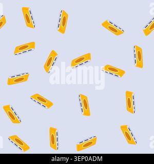 pattern efficient power bank wireless cartoon. compact high, speed technology, convenience quick efficient power bank wireless sign. seamless vector i Stock Vector