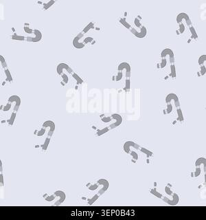 pattern blockage waste drain trap cartoon. installation maintenance, cleaning fixture, basin sink blockage waste drain trap sign. seamless vector illu Stock Vector