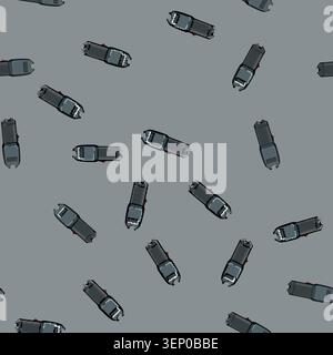 seamless pattern weapon taser gun cartoon. rifle electroshock, army machine, pistol sniper weapon taser gun sign vector Stock Vector