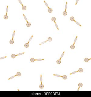 pattern pipe shower head cartoon. silver metal, chrome realistic, stream wash pipe shower head sign. seamless symbol vector illustration Stock Vector