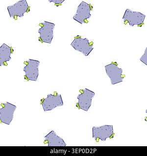 pattern reminder pinned torn paper notes cartoon. message memo, to do, important reminder reminder pinned torn paper notes sign vector Stock Vector