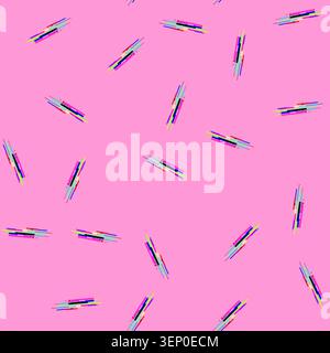 seamless pattern freeze glitch error cartoon. lag malfunction, anomaly disruption, flaw issue freeze glitch error sign vector Stock Vector