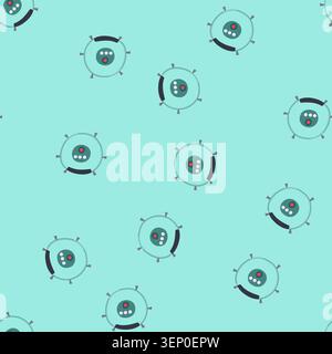 pattern line robot vacuum cleaner cartoon. isometric automatic, electric dust, hand hoover line robot vacuum cleaner sign. seamless vector illustratio Stock Vector