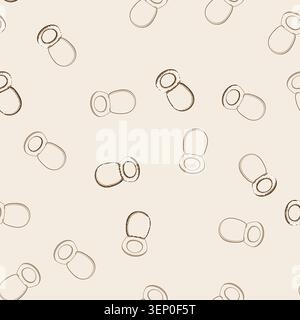 seamless pattern durability toilet seat cartoon. style shape, size color, brand price durability toilet seat sign vector Stock Vector