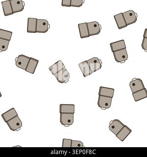 pattern water plastic tank cartoon. container storage, barrel bottle, chemical reservoir water plastic tank sign vector Stock Vector