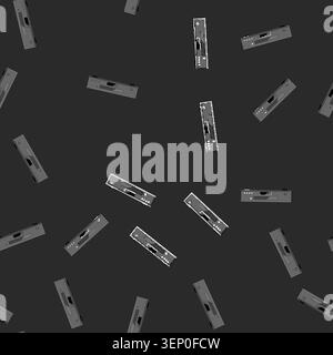 seamless pattern modern dvd player cartoon. music disc, equipment cd modern dvd player sign vector Stock Vector
