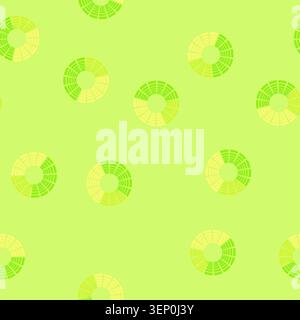 seamless pattern download progress bar round cartoon. graphic website, circle indicator, upload speed download progress bar round sign vector Stock Vector
