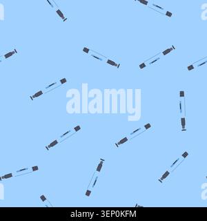 pattern photo selfie stick cartoon. picture monopod, self black, take photo selfie stick sign. seamless vector illustration Stock Vector