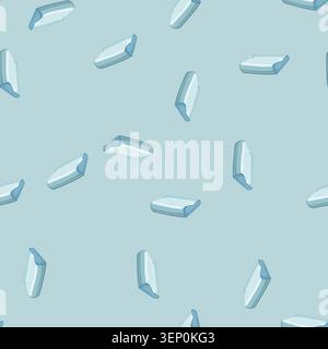 seamless pattern cushion pillow orthopedic cartoon. cushion pillow orthopedic sign vector Stock Vector