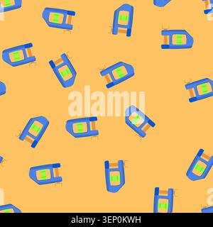 pattern measure level tool cartoon. spirit builder, industrial measurement, house building measure level tool sign. seamless vector illustration Stock Vector