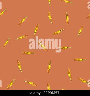 seamless pattern fast bullet flying cartoon. gunshot flight, flash silver, shot action fast bullet flying sign vector Stock Vector
