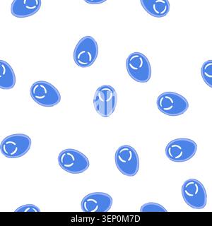 pattern yolk egg separator tool cartoon. whites efficient, convenient easy, clean durable yolk egg separator tool sign. seamless symbol vector illustr Stock Vector