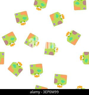 pattern window water wipes cartoon. cleaner tissue, wet clean window water wipes sign. seamless symbol vector illustration Stock Vector
