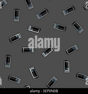 seamless pattern espresso capsule coffee maker cartoon. machine drink, breakfast cafe espresso capsule coffee maker sign vector Stock Vector