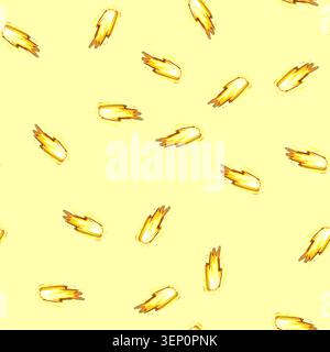 seamless pattern bullet gun flash cartoon. muzzle smoke, effect explosion, bomb fire bullet gun flash sign vector Stock Vector