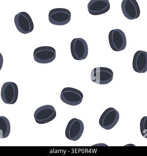 pattern steel sauce dipping bowl cartoon. plastic small, round square, appetizer condiment steel sauce dipping bowl sign. seamless symbol vector illus Stock Vector