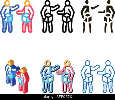 sellers modern icon vector. sellers sign. color symbol Stock Vector