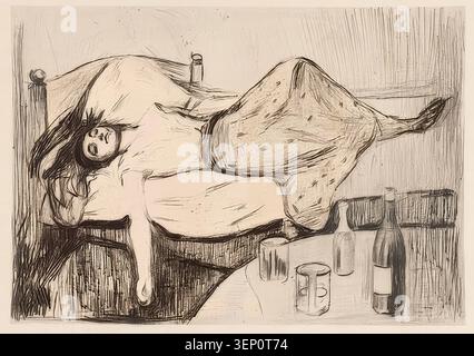 Edvard Munch, Der Tag danach, (The Day After), 1894 Stock Photo