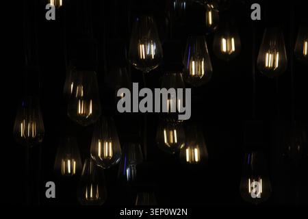 Incandescent Light Bulbs Stock Photo