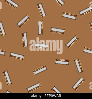seamless pattern speaker guitar amplifier cartoon. speaker guitar amplifier sign vector Stock Vector